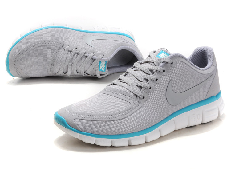 Nike Free Run 5.0 V4 Grey White Running Shoes