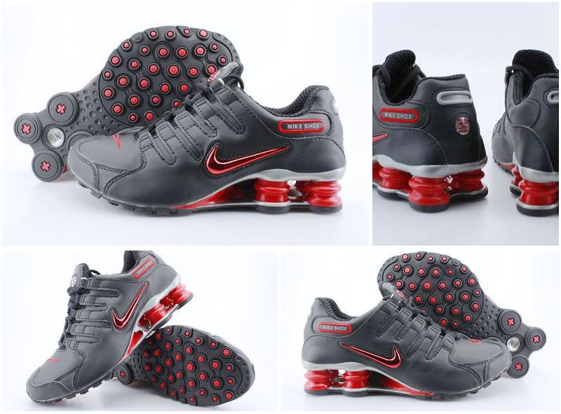 Nike Shox NZ Shoes Black Red - Click Image to Close
