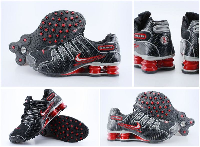 Nike Shox NZ Shoes Dark Black Red