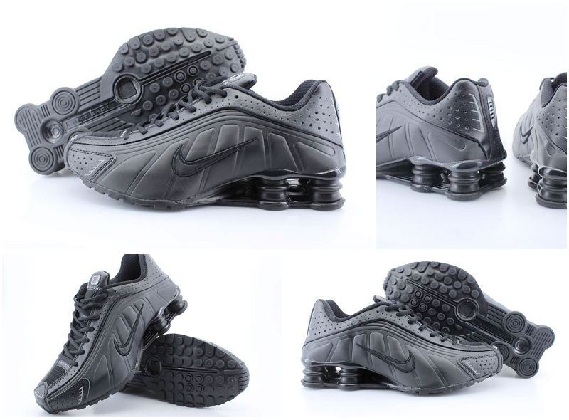Nike Shox R4 Shoes All Black