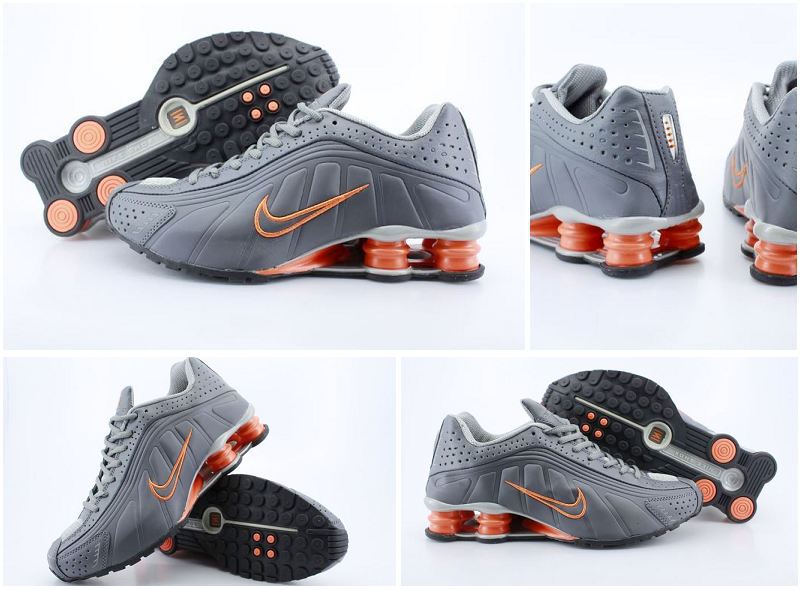 Nike Shox R4 Shoes Black Orange - Click Image to Close