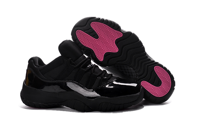 New Air Jordan 11 Low Black Pink 2016 - Click Image to Close