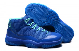 New Air Jordan 11 Retro All Blue Teal For Mens