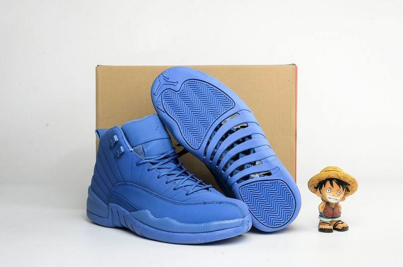 New Air Jordan 12 Blue Suede 2016 For Sale - Click Image to Close