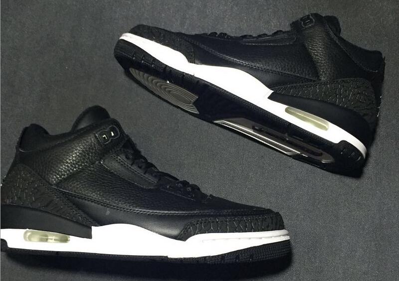 New Air Jordan 3 Black Oreo