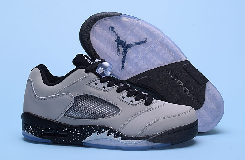 New Air Jordan 5 Low Wolf Grey