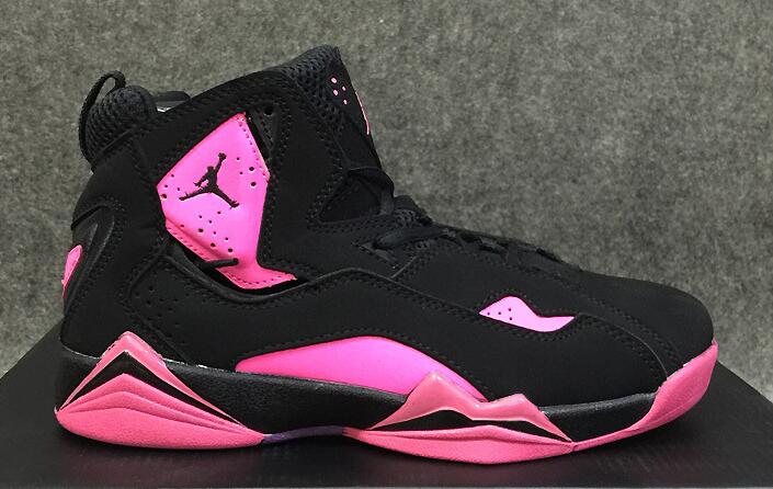 New Air Jordan 7 GS Retro Pink Black