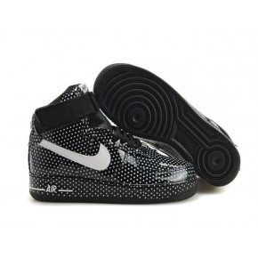 New Nike Air Force 1 High Black Shoes - Click Image to Close