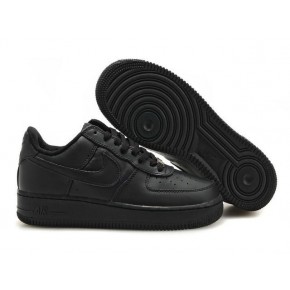 New Nike Air Force 1 Low All Black Shoes