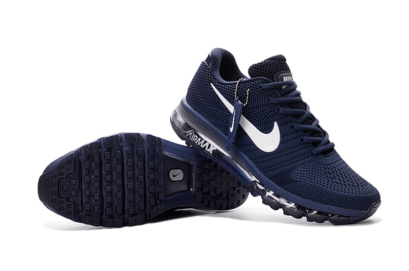 Nike Air Max 2017 Deep Blue White Running Shoes