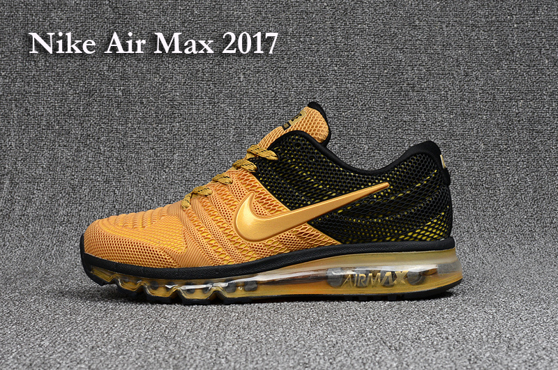 Nike Air Max 2017 Yellow Black Running Shoes