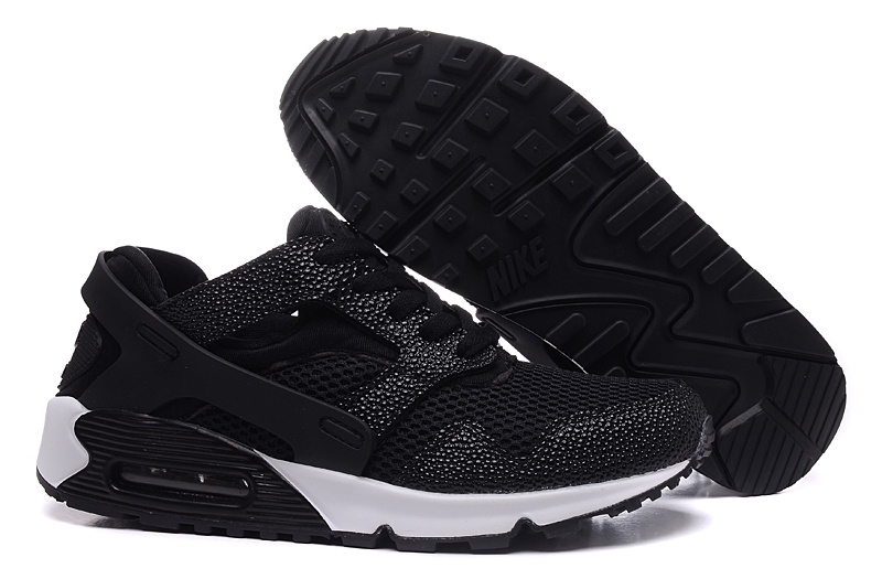 New Nike Air Max 90 Huarache Black Shoes