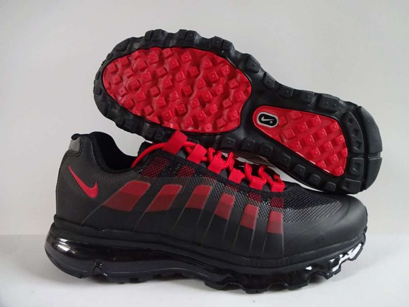 New Nike Air Max 95 Black Red Shoes - Click Image to Close