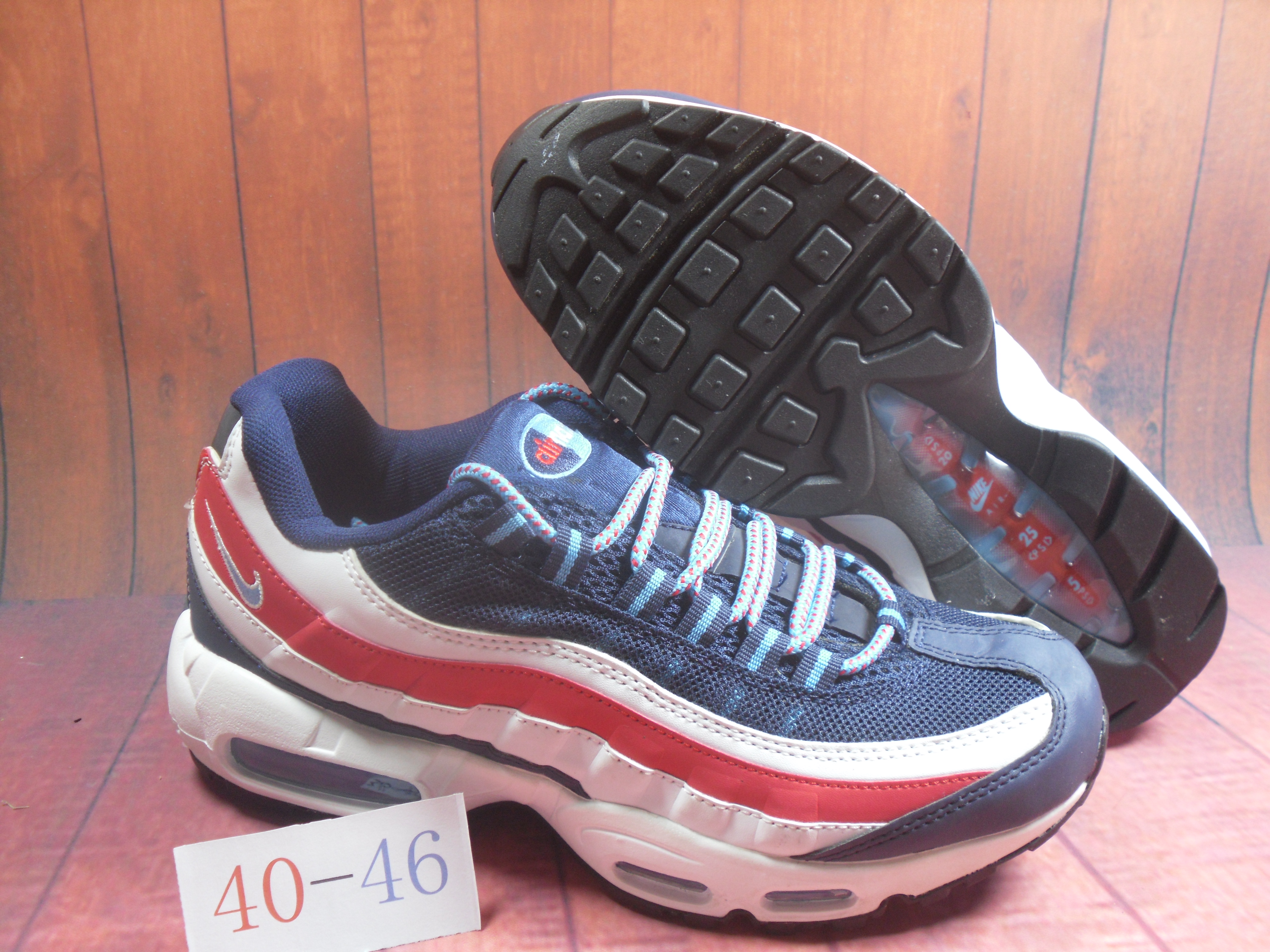 New Nike Air Max 95 Blue White Red