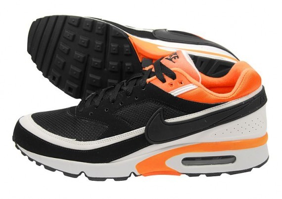 New Nike Air Max BW Black Orange White Shoes - Click Image to Close