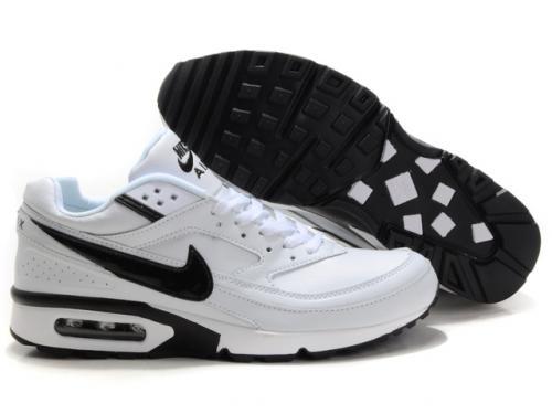 New Nike Air Max BW White Black Swoosh Shoes - Click Image to Close