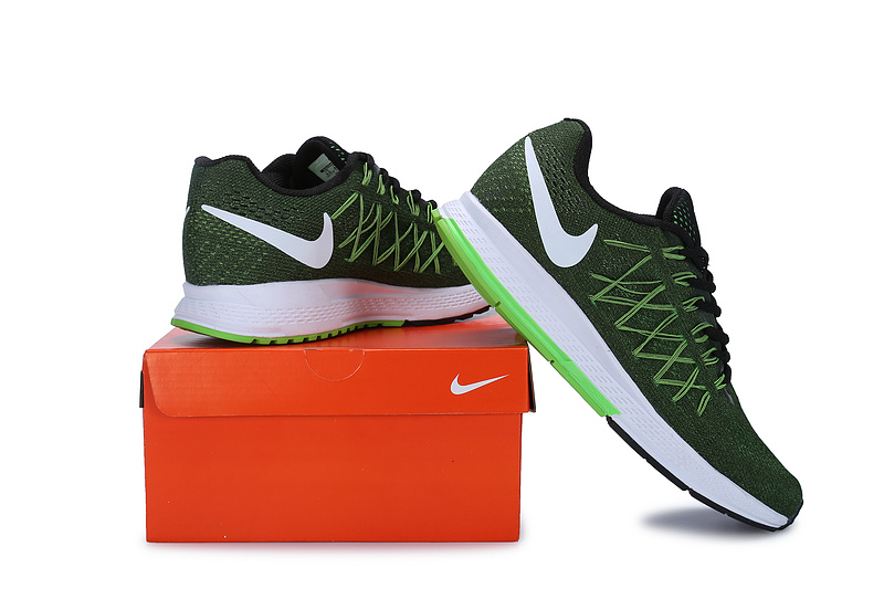New Nike Air Zoom Vomero Army Green Shoes - Click Image to Close