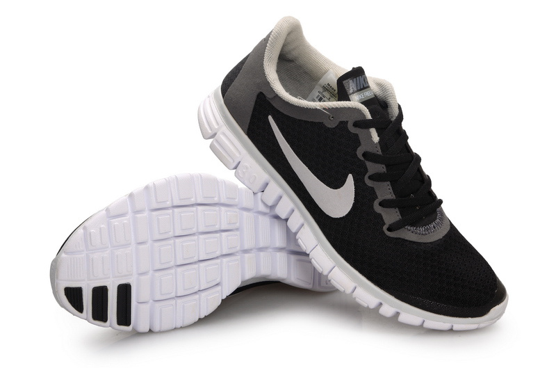 Latest Nike Free 3.0 Black Grey Shoes