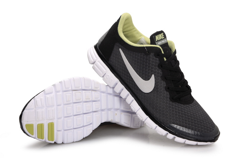 Latest Nike Free 3.0 Black Grey White Shoes
