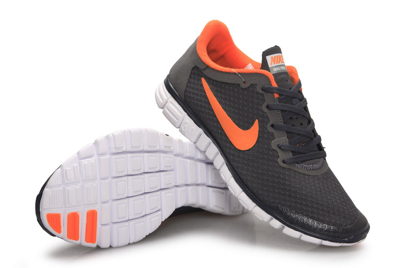 Latest Nike Free 3.0 Grey Orange White Shoes