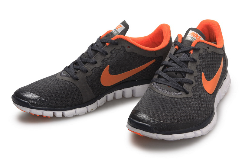 Latest Nike Free 3.0 Grey Orange White Shoes