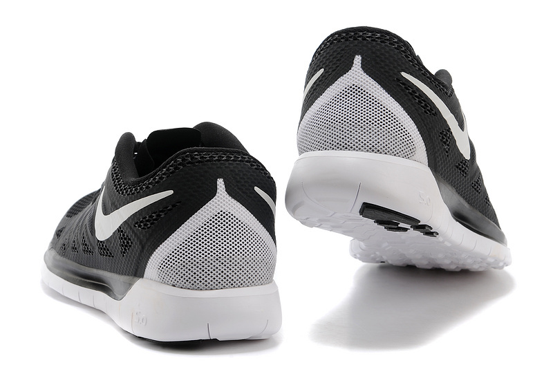 New Nike Free 5.0 Black White Shoes