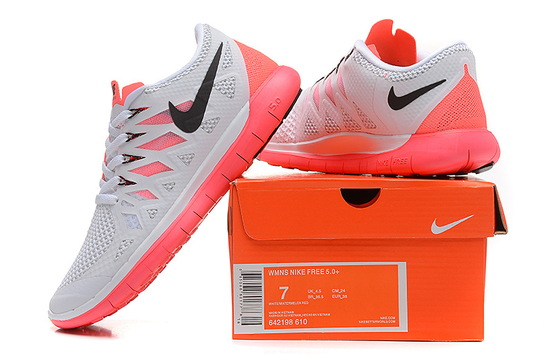 Nike Free 5.0 Grey Pink - Click Image to Close