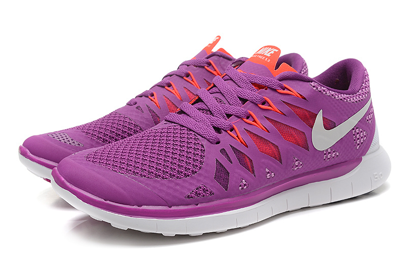 Nike Free 5.0 Purple White - Click Image to Close