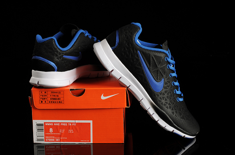 New Nike Free 5.0 Training Black Blue Shoes - Click Image to Close