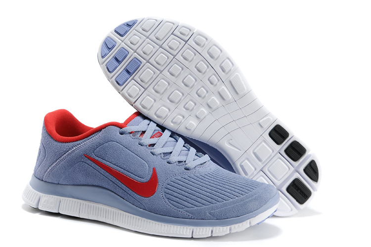 New Nike Free 4.0 V3 Suede Grey Orange For Women - Click Image to Close