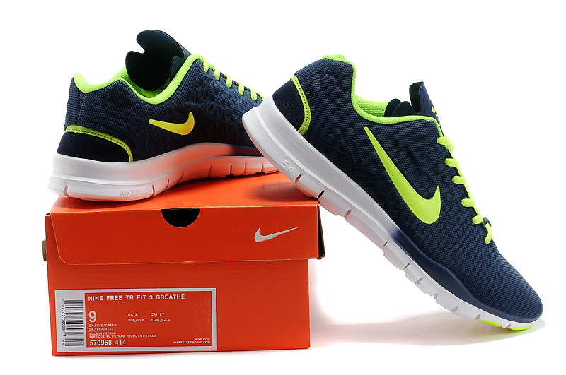 New Nike Free 5.0 Blue Green Shoes