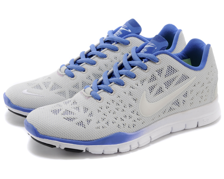 New Women Nike Free 5.0 Grey Blue