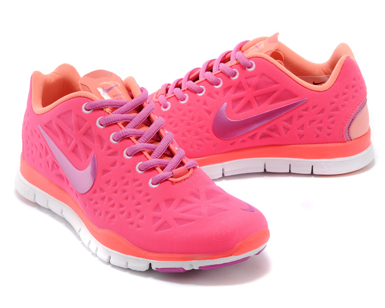 New Women Nike Free 5.0 Red Pink