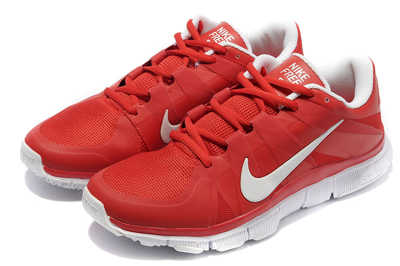 New Nike Free 5.0 Red White Shoes