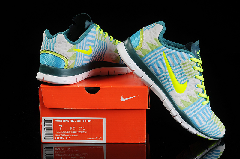 New Nike Free 5.0 Trainer Grey Yellow Blue