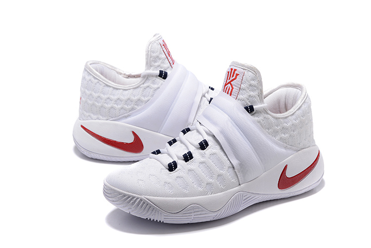 nike red and white basketball shoes