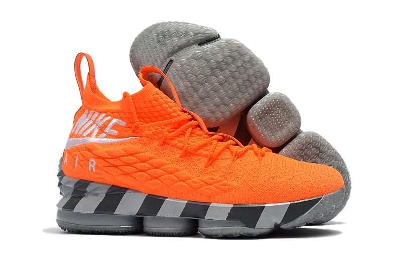 New Nike Lebron 15 Orange Shoes