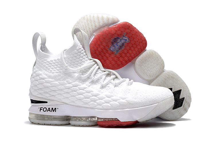 New Nike Lebron 15 White Joint Shoes - Click Image to Close