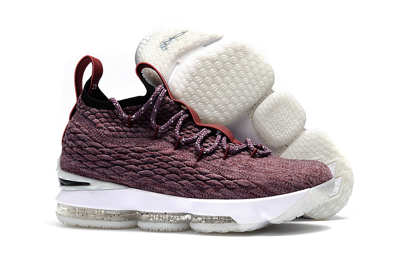 New Nike Lebron 15 Wine Red Black Shoes - Click Image to Close