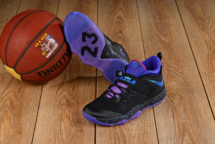 New Nike Lebron Ambassador 10 Broken Swoosh Purple Shoes