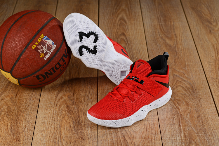 New Nike Lebron Ambassador 10 Red Black Shoes