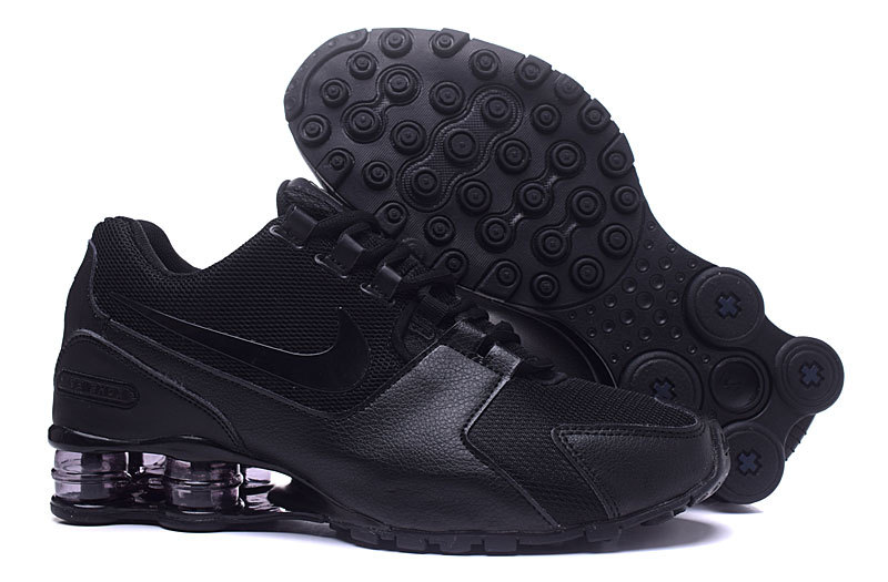 New Nike Shox Current Shoes All Black - Click Image to Close