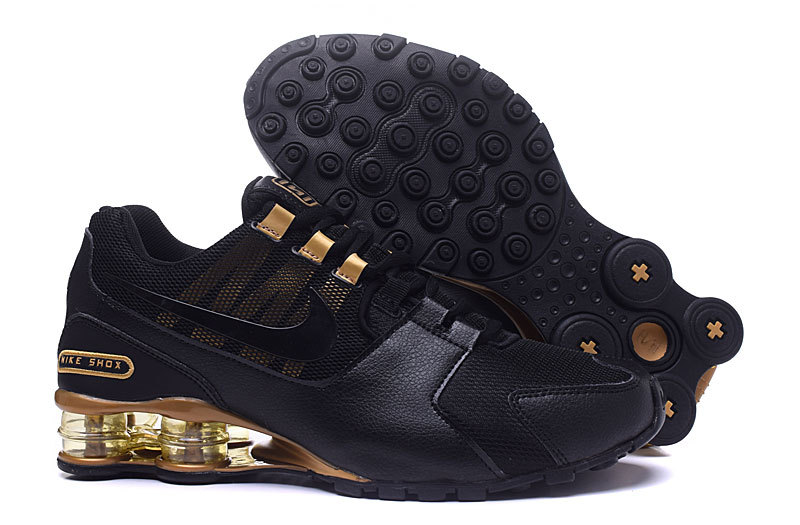 New Nike Shox Current Shoes Black Gold - Click Image to Close