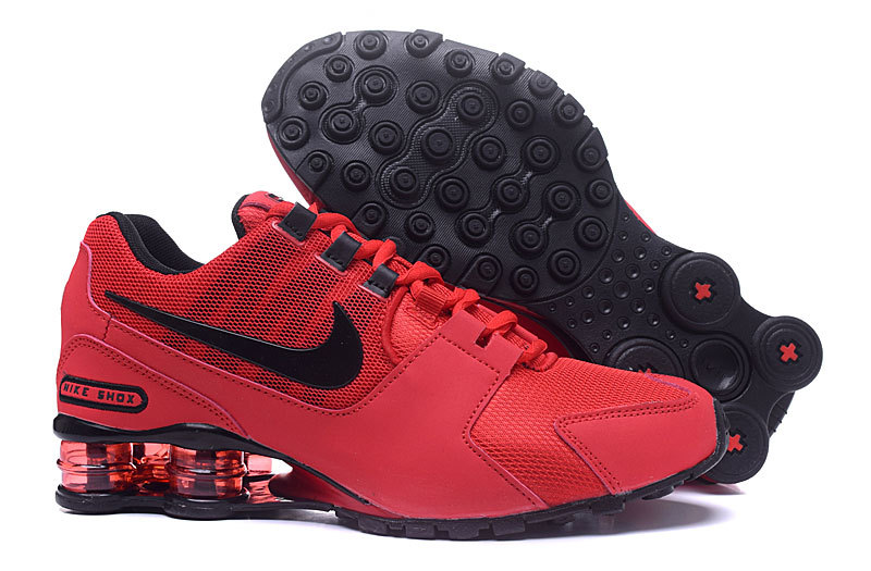 New Nike Shox Current Shoes Red Black - Click Image to Close