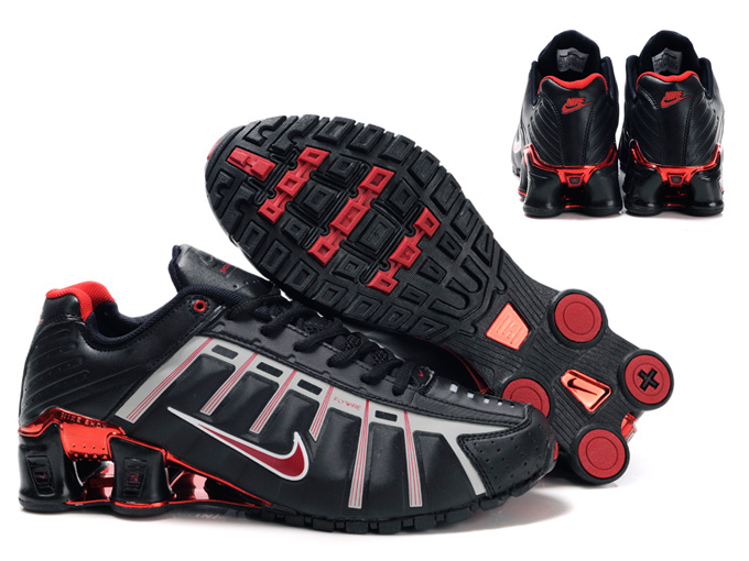 New Nike Shox NZ 3 Black Red Shoes