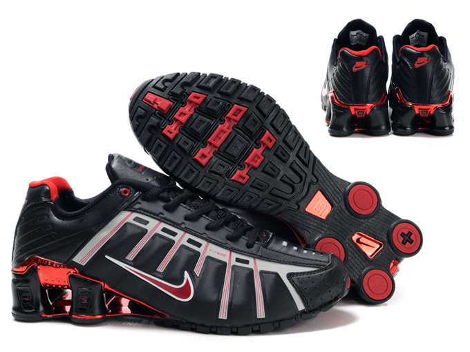 New Nike Shox NZ 3 Black Red Shoes - Click Image to Close