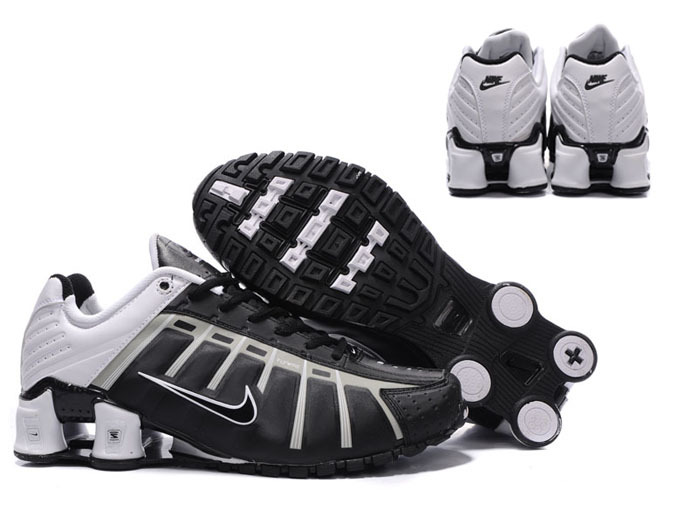 New Nike Shox NZ 3 Shoes Black White
