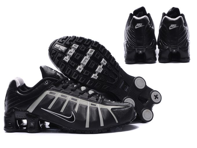 New Nike Shox NZ 3 Shoes Black - Click Image to Close