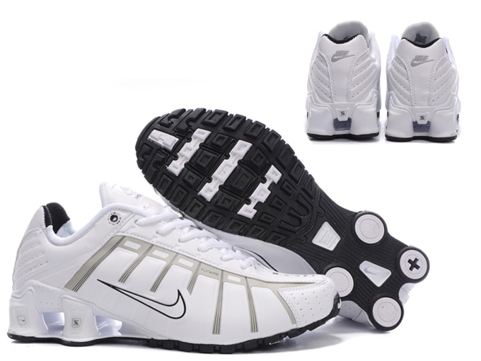 New Nike Shox NZ 3 Shoes White Grey