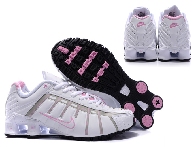 New Nike Shox NZ 3 Shoes White Pink For Women - Click Image to Close